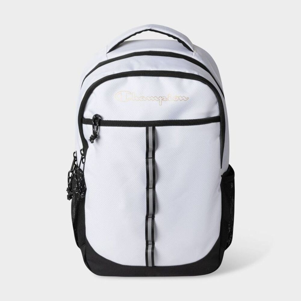 Champion Center 18" Backpack - White/Black